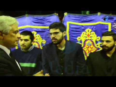 عزاء سيد زيان | شاهد لحظة دخول الإعلامي وائل الإبراشى العزاء