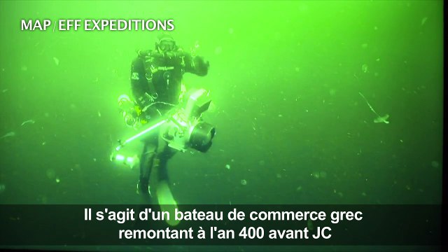 La plus vieille épave intacte au monde découverte en mer Noire
