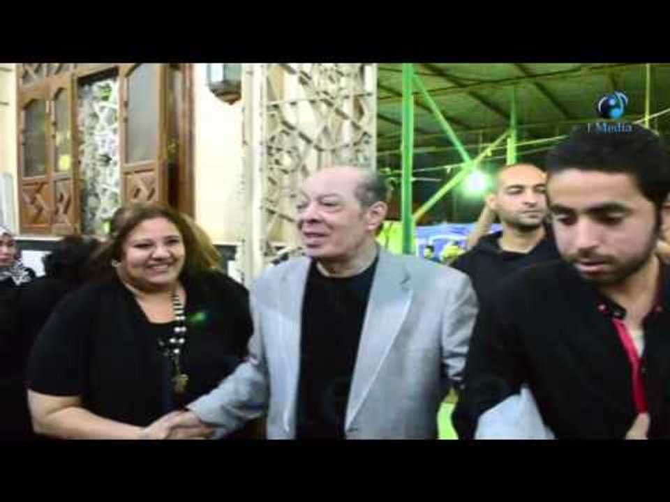 عزاء سيد زيان | كل الحاضرين في العزاء مستغربين من شكل "المنتصر بالله" شاهد بنفسك