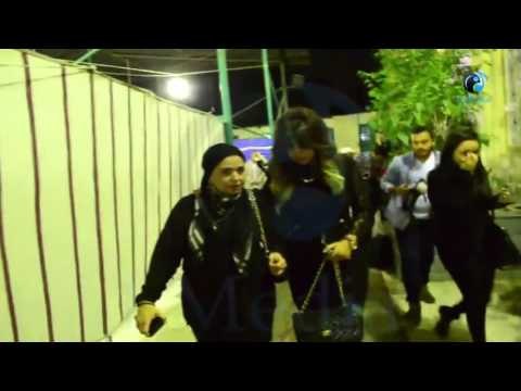 عزاء سيد زيان | شاهد بوسي شلبي و صابرين خارجين من العزاء