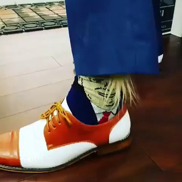 Where did Trump hide?