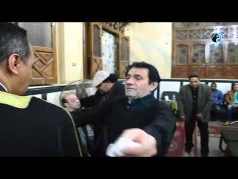 عزاء سيد زيان | شاهد حوار جانبي بين مظهر أبو النجا و أحمد بدير