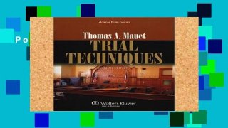 Popular Trial Techniques