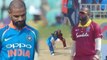 India VS West Indies 2nd ODI: Shikhar Dhawan out for 29 by Nurse | वनइंडिया हिंदी