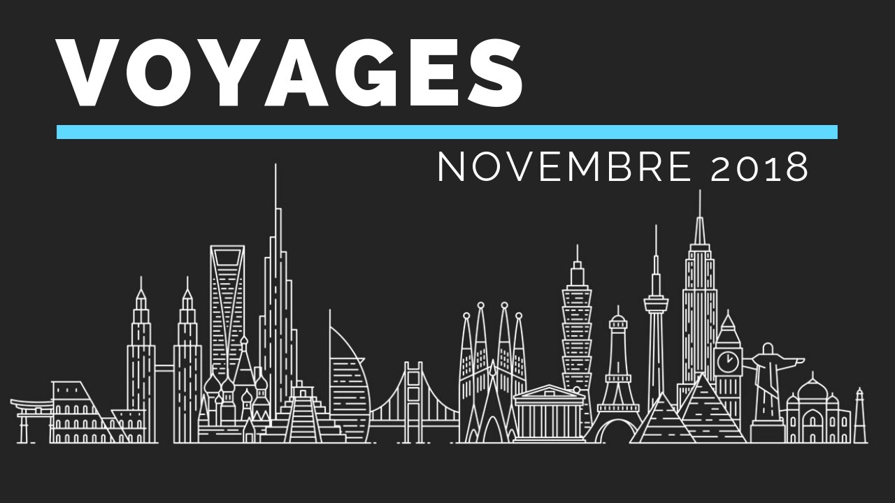 3 destinations à privilégier en novembre 2018