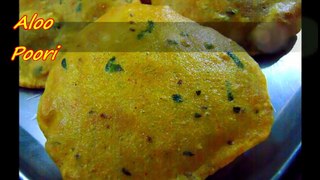 Aloo Puri Recipe - Potato puri - How to make perfect aloo puri - Aloo ki puri recipe