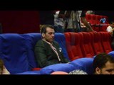 مؤتمر نيللى وشريهان |  شوف زوج دنيا سمير غانم يجلس في أخر صف خالص!!