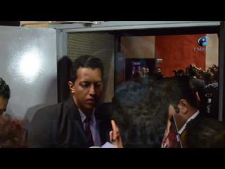 مؤتمر نيللى وشريهان |  شاهد تفتييش ذاتي للحاضرين !!