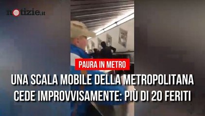 Roma, cede la scala mobile in metropolitana: oltre 20 feriti| Notizie.it