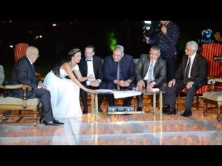 فرح نجلاء بدر | شاهد الفيديو الكامل لحظة عقد القران وكتب الكتاب وموقف طريف جداً يحدث!!