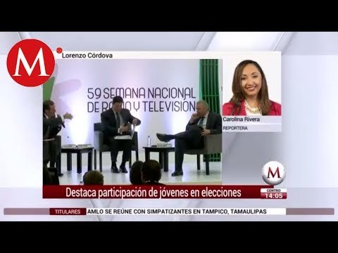 Lorenzo Córdova, destaca participación de jóvenes en las elecciones
