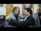 عزاء والد أمال ماهر | شاهد هاني شاكر وسلامة الحار على محسن جابر في العزاء