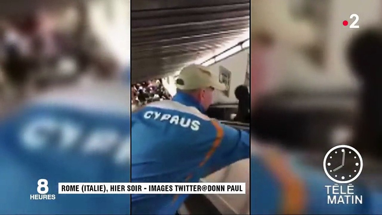 Rome : un escalier mécanique s'effondre, faisant un vingtaine de blessés