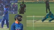 India VS West Indies 2nd ODI: Virat Kohli cheats, Takes a short run | वनइंडिया हिंदी