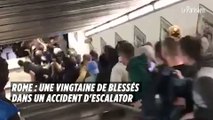 Rome : une vingtaine de blessés dans un spectaculaire accident d’escalator