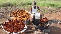 ANGRY BIRD FRY !!! Quail Fry Prepared by my Daddy Arumugam Village food factory