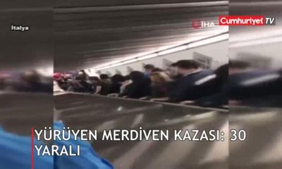 Roma’da yürüyen merdiven kazası: 30 yaralı