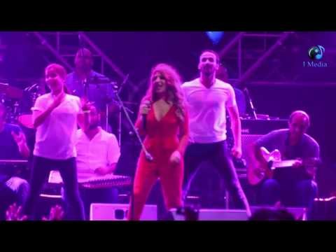 حفله سميرة سعيد في العين السخنة | شاهد سميرة سعيد تغني هوا هوا مع رقص رائع جداً