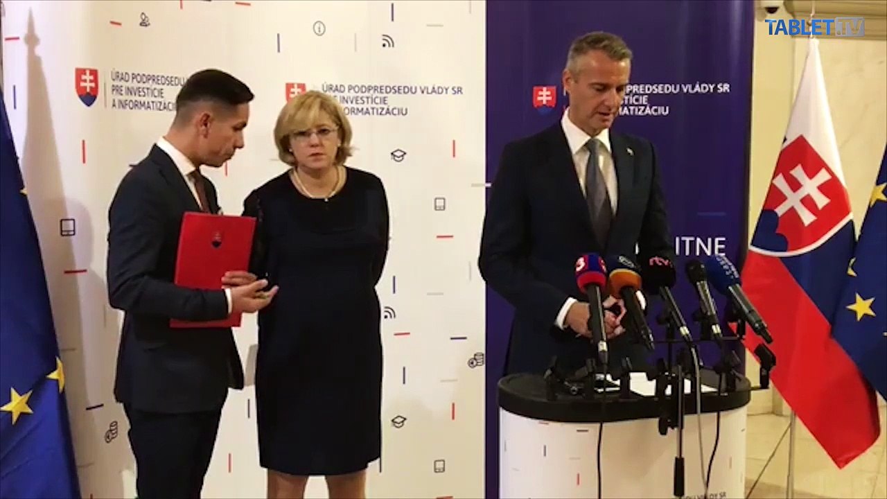 ZÁZNAM: Brífing podpredsedu vlády SR pre investície a informatizáciu Richarda Rašiho
