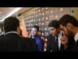 حفله الاهرام |  شاهد محمد رشاد مع المصورين