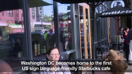 Starbucks opens first US sign language cafe
