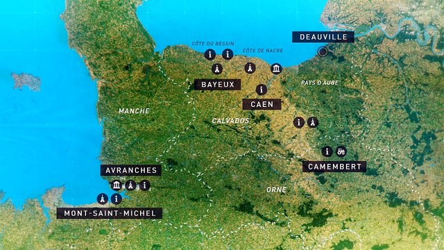 AVANT-PREMIERE: La carte aux trésors va survoler la Normandie ce soir en prime sur France 3 - Découvrez les 1ères images- VIDEO
