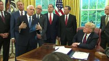 Pence dice que caravana migrante fue financiada por Venezuela