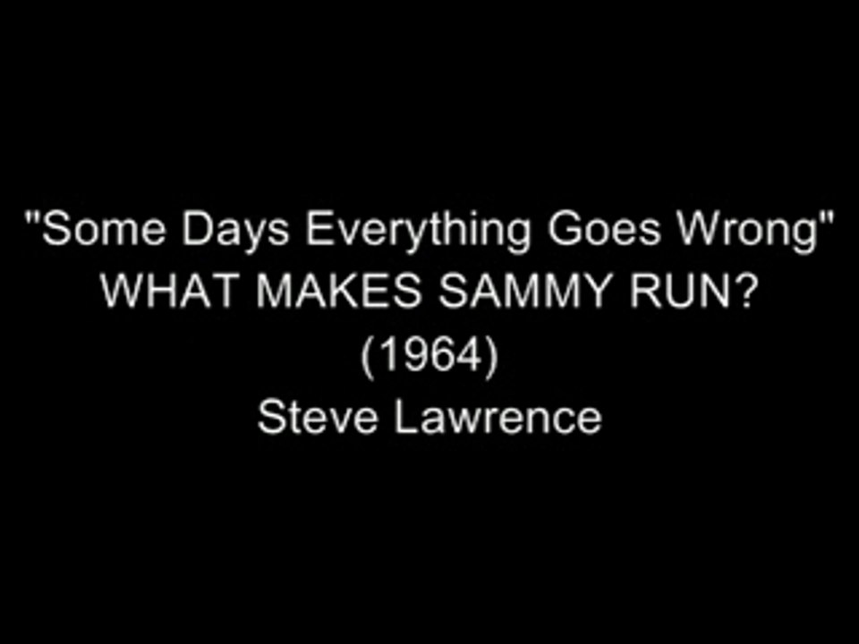 Some Days Everything Goes Wrong