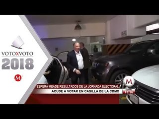 Meade se instala en búnker del PRI para seguir comicios