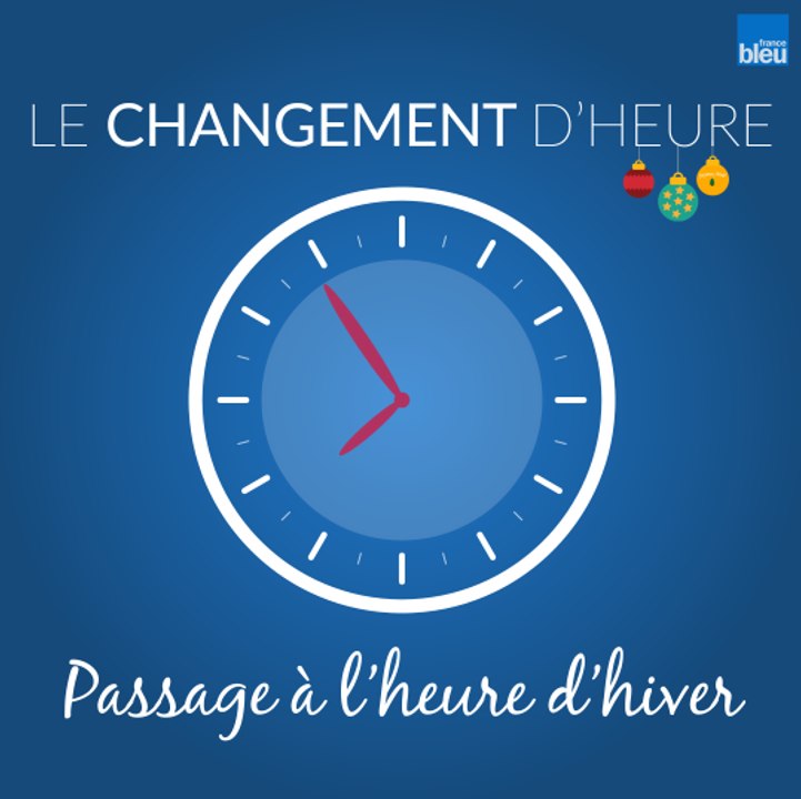 Changement d'heure : passage à l'heure d'hiver