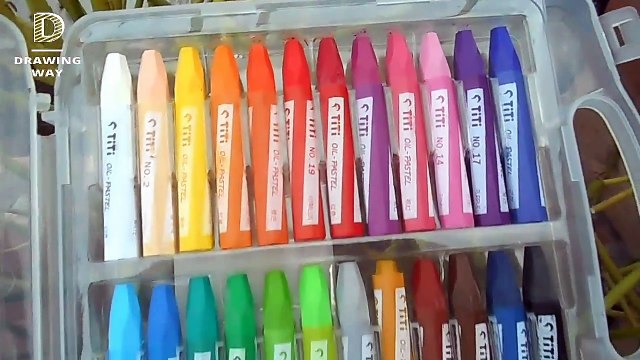 TITI Oil Pastels 24 Shades unboxing _ review _ in Hindi ( 283 )