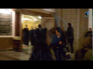 عزاء زوجة محمد صبحي | شاهد لحظة خروج الفنانة لقاء سويدان بزي أسود