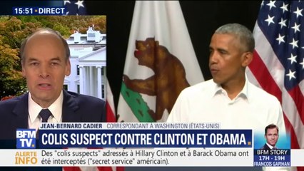 Video herunterladen: Ce que l'on sait des colis suspects adressés à Hillary Clinton et Barack Obama