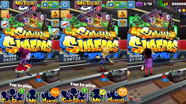 Scarlett Vs Zoe Vs Eddy Subway Surfers Halloween New Orleans
