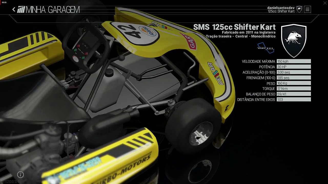 SMS 125cc Shifter Kart Project Cars Garagge  Turbo Motors