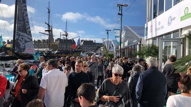 Premier bain de foule pour la Route du Rhum