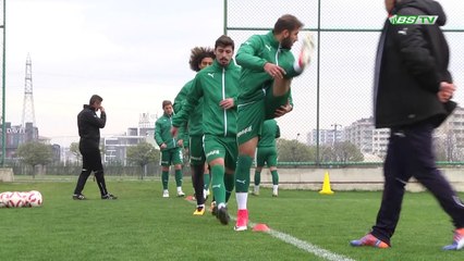 Yeşil Bursa Erokspor Maçı Hazırlıklarına Özlüce'de Devam Etti