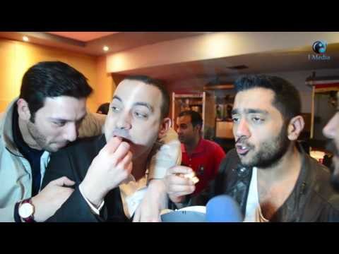 العرض الخاص لفيلم القرد بيتكلم | مسخرة! دياب و أحمد فلاوكس بياكلو فشار ودياب: لسة ماقبضتش!