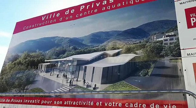Le chantier du centre aquatique de Privas