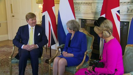 King and Queen of the Netherlands meet Theresa May