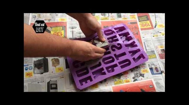 Une idée cadeau à faire soi-même: des aimants de frigo en béton