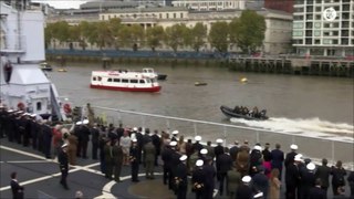 Nederlandse marine zorgt voor spektakel in Londen