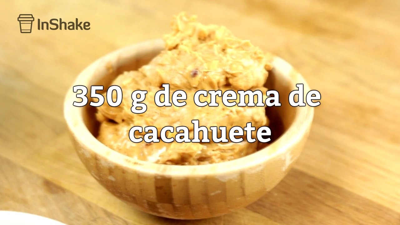 Batido de crema de cacahuete con chocolate