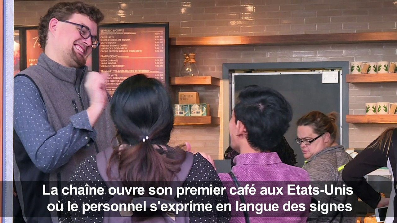 Un premier Starbucks en langue des signes aux Etats-Unis
