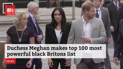 Duchess Meghan Is Now On Top Hundred Most Powerful List