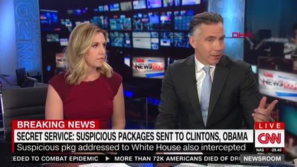 ABD'de Bomba Alarmı, Cnn Ofisleri Tahliye Edildi