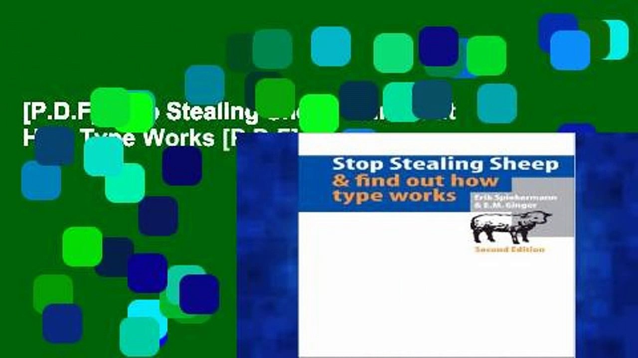 [P.D.F] Stop Stealing Sheep   Find Out How Type Works [P.D.F]