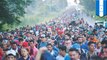 Honduran migrant caravan marches north to U.S. border