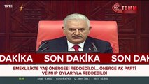 EYT önergesi reddedildi