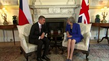 Theresa May hosts Czech Prime Minister Andrej Babiš